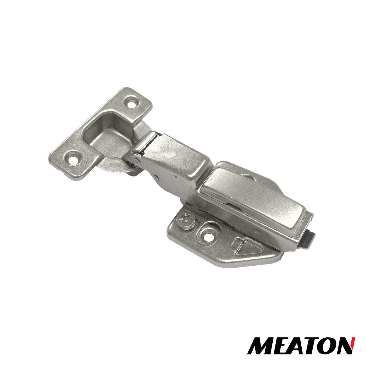 Bisagra Meaton con pistón 35 mm curva clip