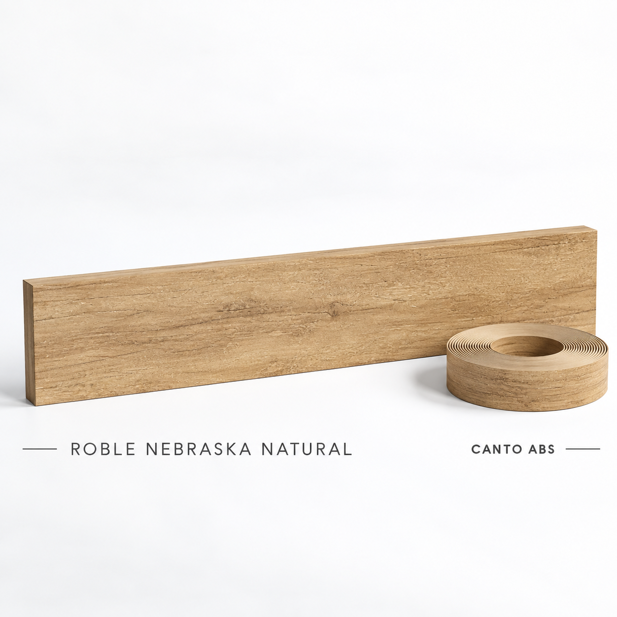 Canto ABS Roble Nebraska Natural 23X040 — foto 2