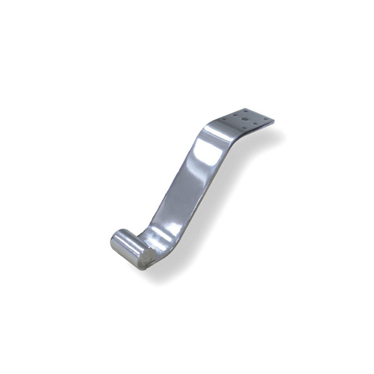 Pata metálica cromada para mesa ratona 350 mm