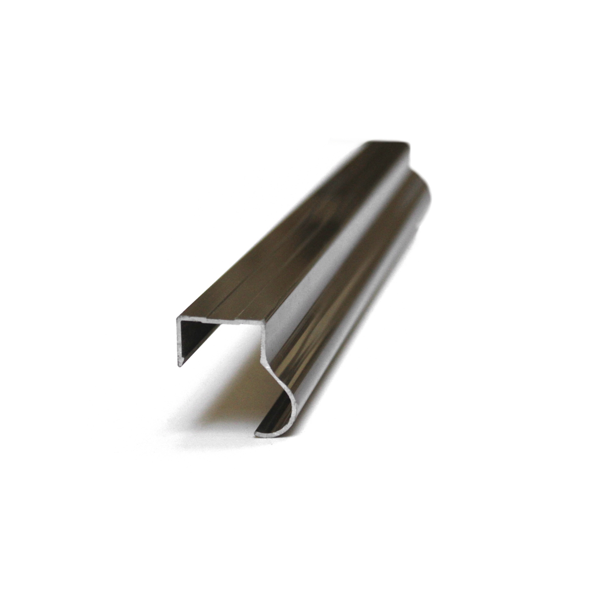 Perfil de aluminio champagne para placa de 18 mm - 2,6 m