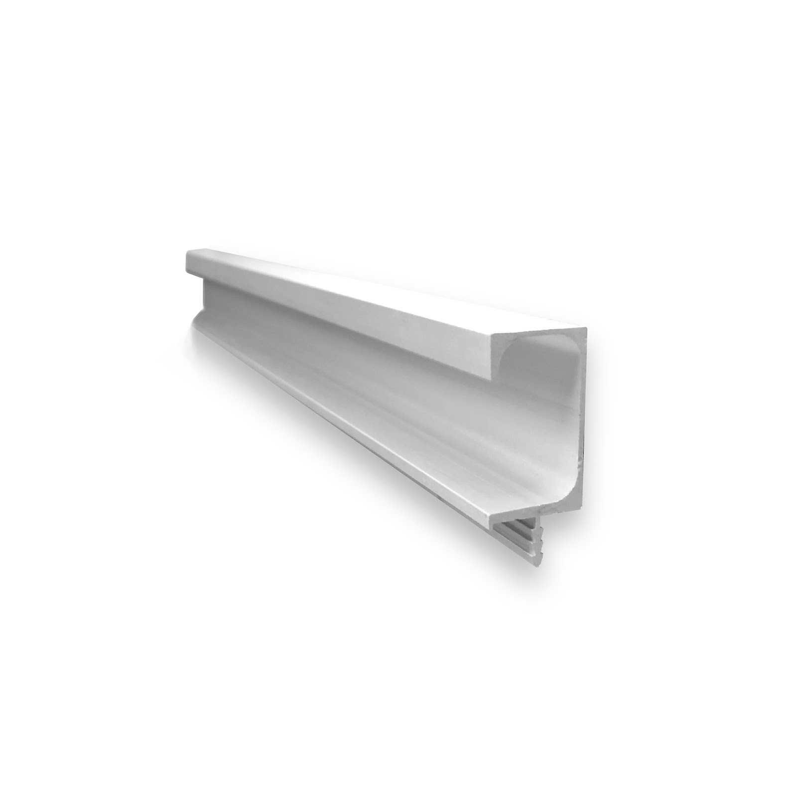 Perfil de aluminio para cajón con espiga - 2,6 m