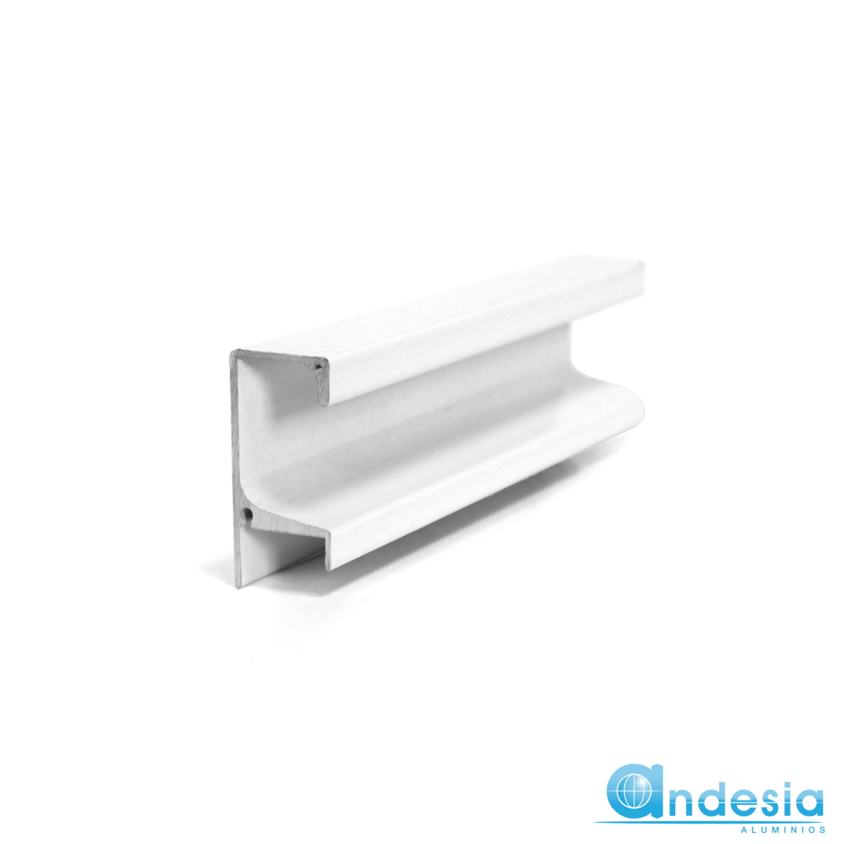 Perfil manija C blanco para placas de 18 mm Meaton