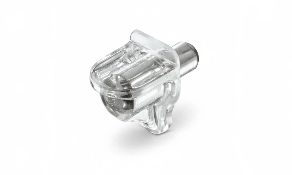 Soporte para estante 5 mm transparente
